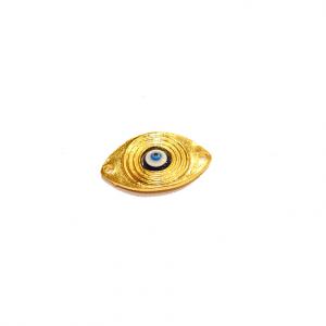 Plated Metal with Blue Eye(2.6x1.5cm)