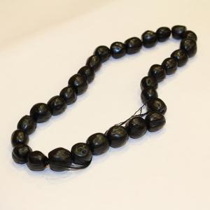 Black Nutmeg Beads (28pcs)