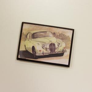 Wooden Magnet "Car" (5.5x7.5cm)