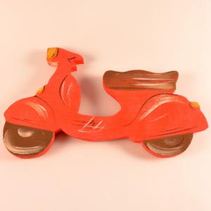 Magnet Wooden Scooter (6.6x4.9cm)