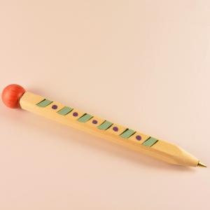 Ξύλινο Στυλό Κόκκινο (17x1.5cm)