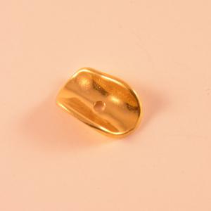 Gold Plated Smooth Button (1.5x1cm)