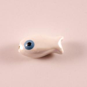 Ceramic Bead Fish (1.6x0.6cm)