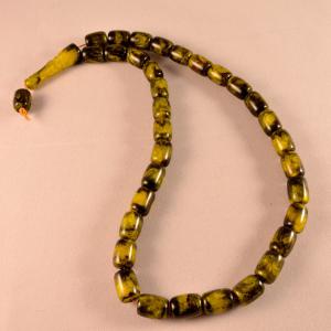 Acrylic Beads Olive-Black (35pcs)