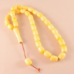 Acrylic Beads Beige-Yellow (35pcs)