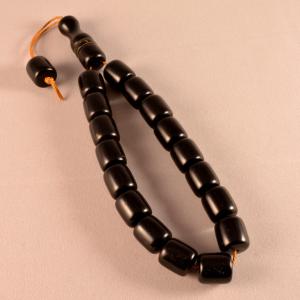 Acrylic Beads Black (19pcs)