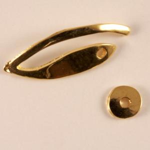 Gold Plated Clasp (3.4x1.2cm)