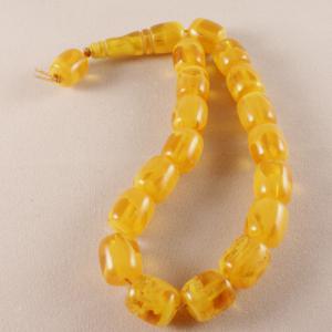 Acrylic Beads Yellow (19pcs)
