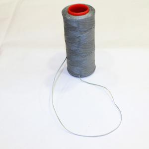 Waxed Cotton Cord Light Gray 100m