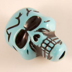 Acrylic Skull Light Blue (2.5x2cm)