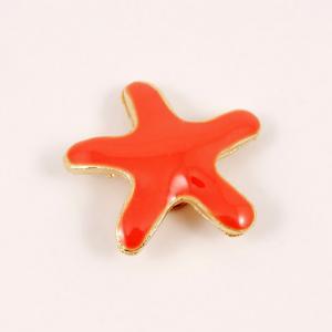Pendant Enamel "Starfish" Coral