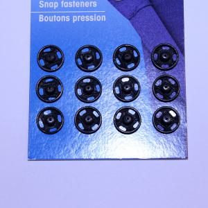 Snap Fasteners 11mm Black Prym