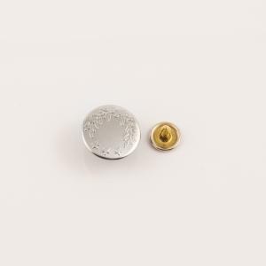 Button "Laurels" Silver (1.5cm)