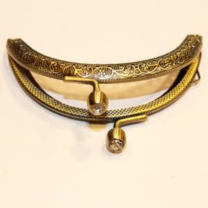 Gold Plated Bag Handle (8x6.5cm)