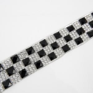 Braid Black Crystals (2x39cm)