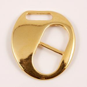 Gold Plated Metal Buckle (3x2.6cm)