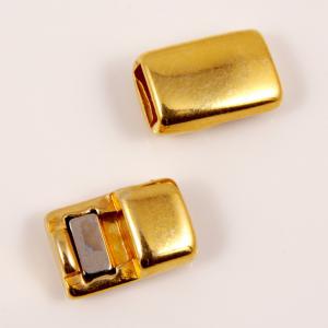Gold Plated Magnet Clasp (1.7x0.8cm)