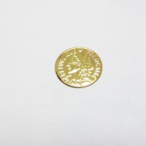 Metal Coin "Head" Gold Plated