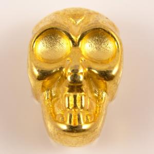 Gold Plated Skull (1.1x0.8cm)