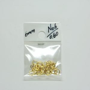Gold Plated Hoops 6mm