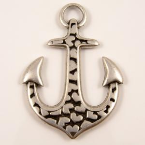 Metal Anchor Silver (4.5x3.2cm)