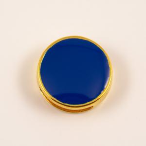 Gold Plated Item Blue Enamel 1.3cm