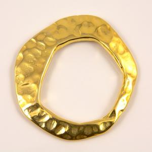 Gold Plated Forged Hoop 2.5cm