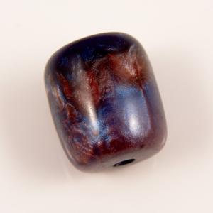 Acrylic Bead Red-Blue Pearlescent