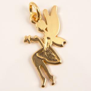 Gold Plated Metal Fairy (3x1.5cm)
