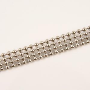 Aluminum Chain Spheres Row 5mm