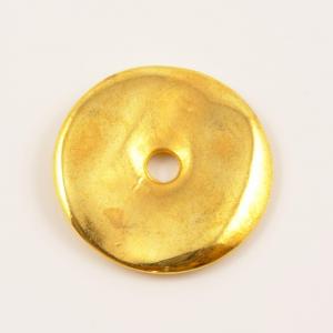 Gold Plated Metal Button (2.5cm)