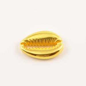Gold Plated Metal Shell (1.9x1.3cm)