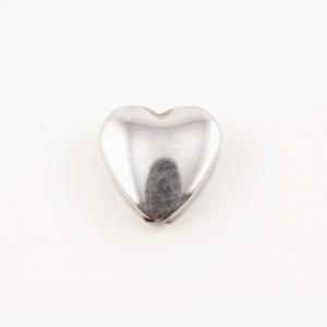 Hematite Heart  0.6x0.6cm