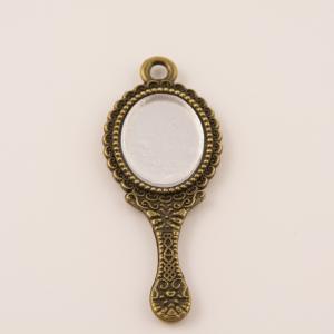 Bronze Mirror (3.4x0.9cm)