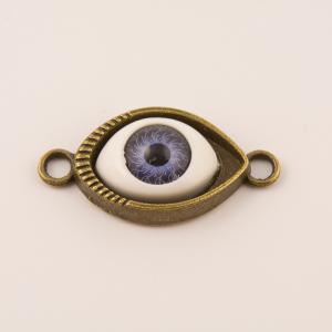 Bronze Blue Eye (3x1.5cm)