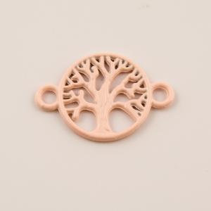 Tree of Life Pink Two Connectors