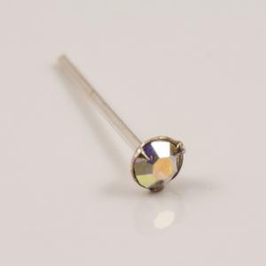 Nose Earring Silver925 Iridescent 2mm