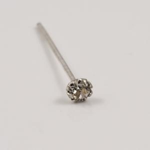 Nose Earring Silver 925 (2mm) Nailed