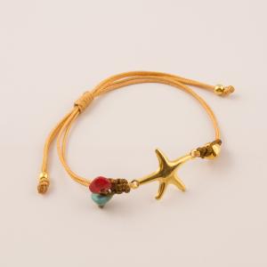 Bracelet Gold Plated Starfish