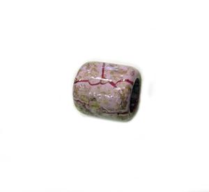 Ceramic Bead Pink (2x1.5cm)