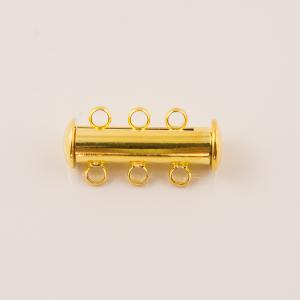 Gold Plated Magnetic Clasp (2x0.8cm)