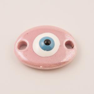 Ceramic Eye Pink (2.6x2cm)