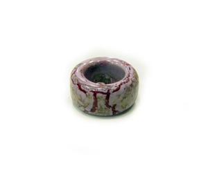 Χάντρα Κεραμική Ροζ (1x1.5cm)