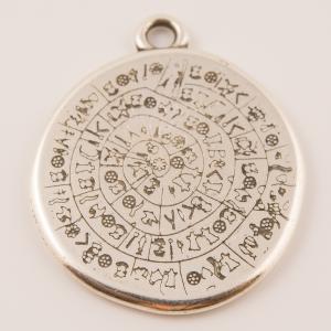 Μεταλλικός Δίσκος Της Φαιστού 4x3.2cm