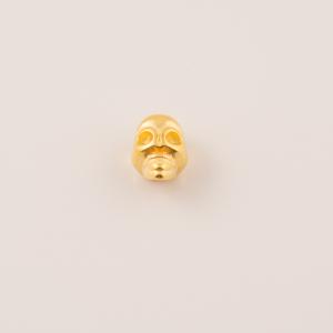 Gold Plated Skull (0.9x0.7cm)