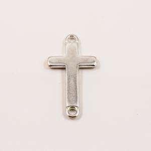 Metal Cross Silver (3.3x1.6cm)