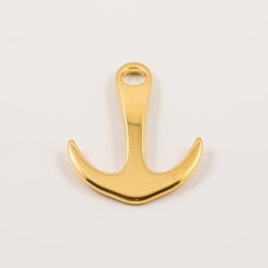 Gold Plated Metal Anchor (3.5x2.7cm)