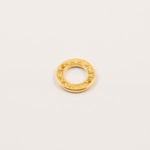 Gold Plated Hoop Latin Numbers