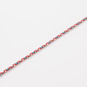 Mountaineering Cord Red-Light Blue 2.5mm