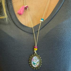 Necklace Pendant Vintage Tassels